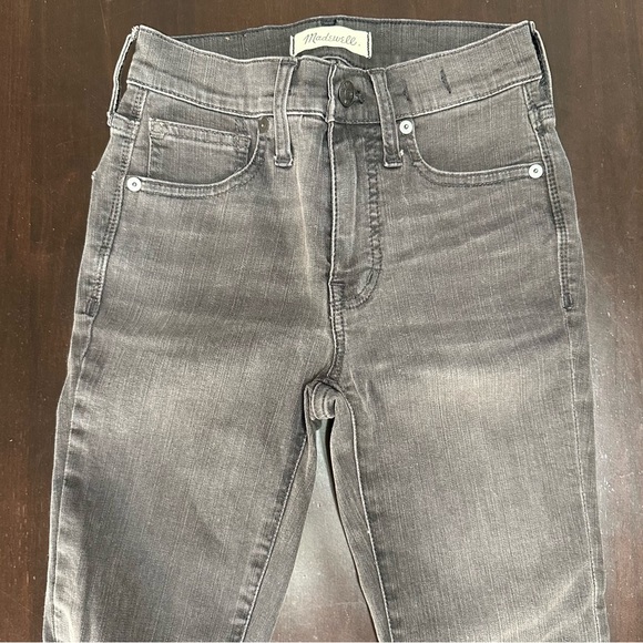 Madewell 9” High Rise Skinny Jean Grey Size 27?(24!)(Check Measurements) - Picture 11 of 13